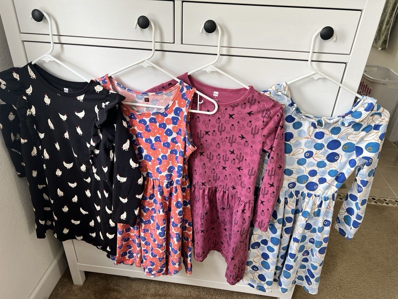 Lot Tea Collection Girls Dresses Size 12