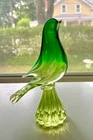 Murano Hand-blown Glass Bird • 9.5" tall • 1960s • Excellent condition