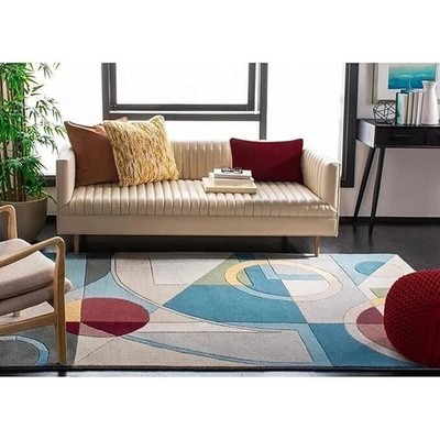 Modern Area Rug Wool Area Carpet Rug Hand Tufted Rugs of 100% Soft Wool