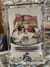 Acrylic Display Case Magnetic Lid FITS 2025 Topps Bowman Baseball Hobby Box