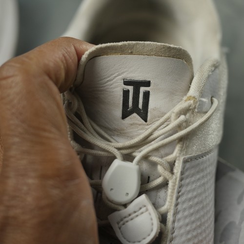 Zapatos de golf Nike TW Zoom para hombre talla 12 blancos rojos Tiger Woods 880955-100 con clavos - Imagen 14 de 16