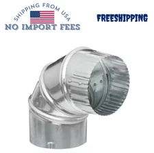 Master Flow 4 in. 90 Deg. Round Adjustable Elbow