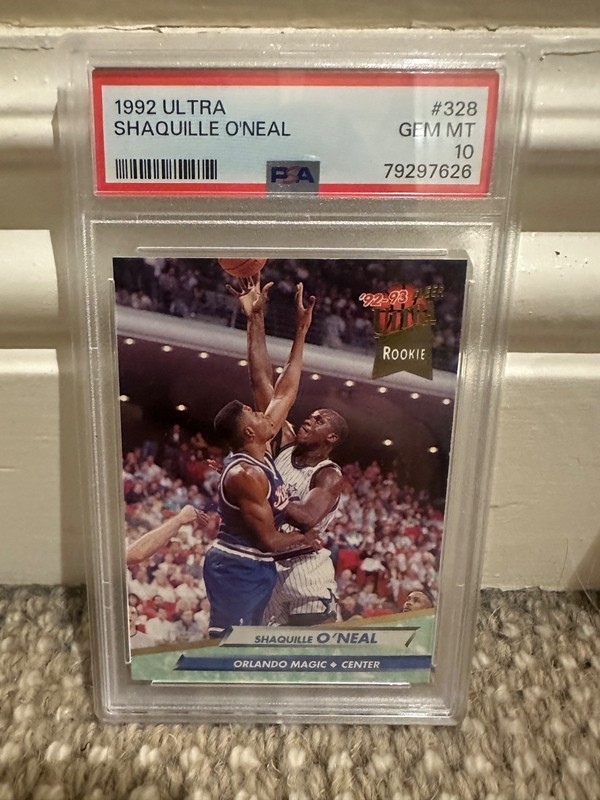 1992 Fleer Ultra Shaquille O'Neal Rookie PSA 10 Gem Mt