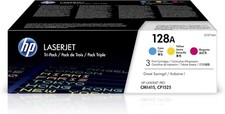 HP 128A Cyan, Magenta, Yellow Toner Cartridges 3-Pack CF371AM