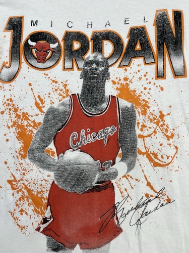 Vintage Michael Jordan Chicago Bulls T Shirt Men’s Size XL 90s NBA - Picture 2 of 7
