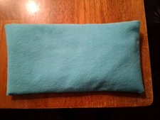Rice Hot/Cold packs, handmade, new, Aqua