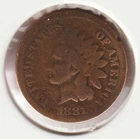 US Rare Old West 1881 Indian Head Penny Coin American Collection Shield Cent USA