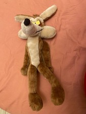 Vintage Warner Bros Looney Tunes Wile E. Coyote Plush Stuffed Animal