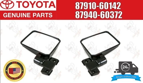 TOYOTA Genuine 70 Land Cruiser FZJ78 VDJ78 VDJ79 Rear View Mirror RH & LH Set