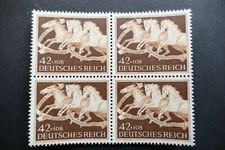 German Reich Michel Number 815 Block of Four without Rubber (GB 1437)