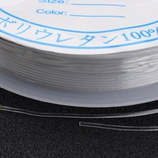 Clear Beading Elastic Stretchy Strong Bracelet Making 0.8mm Thick 10m ON REEL