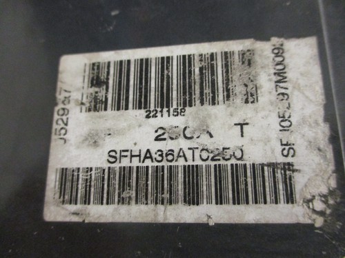 GENERAL ELECTRIC SFHA36A1T0250 CIRCUIT BREAKER SPECTRA RMS 250A - Picture 6 of 7