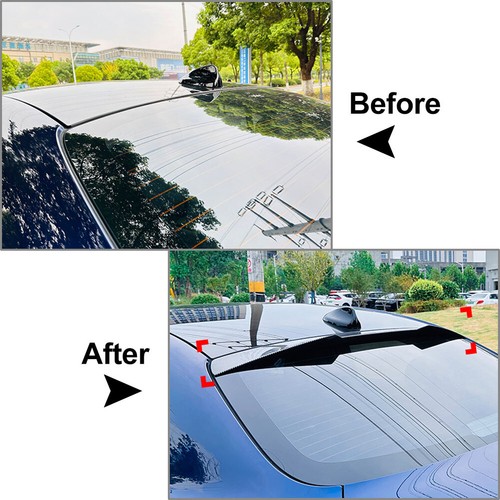 Carbon Fiber Look Rear Window Roof Spoiler For Alfa Romeo Giulia Sedan 2015-2024 - Picture 8 of 8