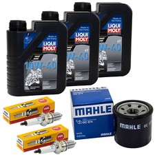 Set 3L Inspektion für Suzuki VX 800 VS51B VX800 1990-1997 Öl Ölfilter Zündkerzen