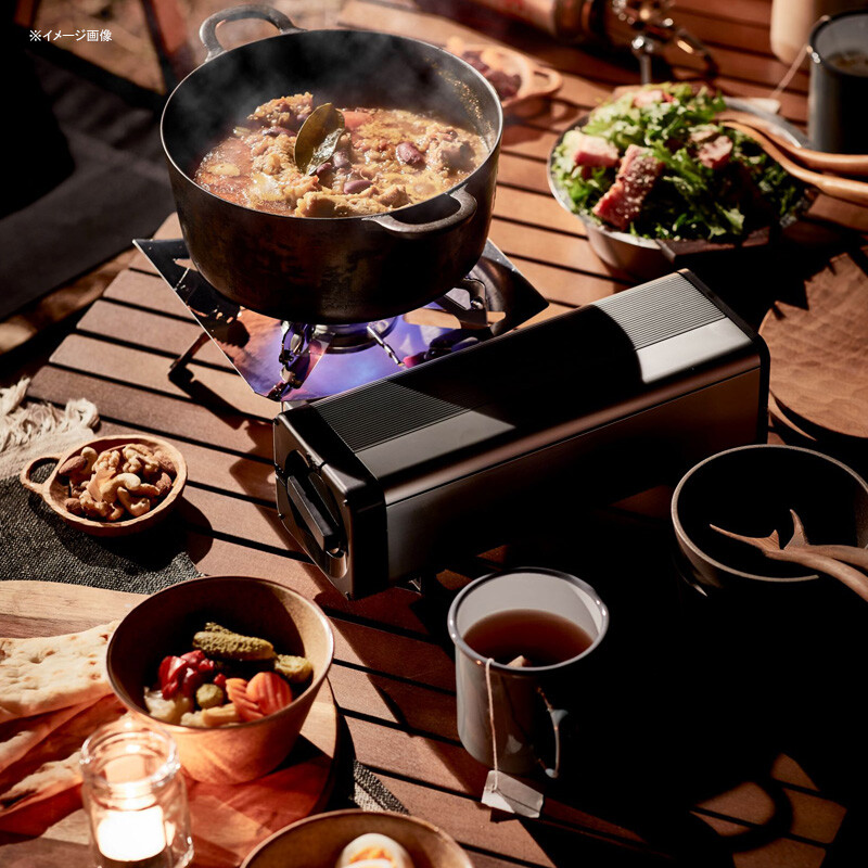 Iwatani FORE WINDS FW-FS01-BK Folding Camp Stove Black Portable
