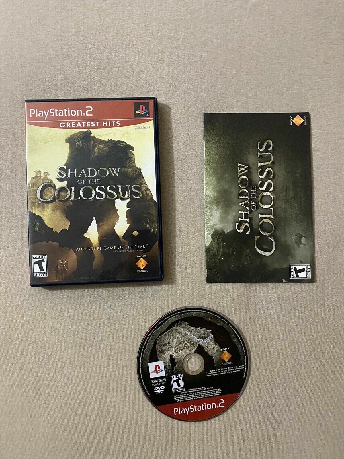 Shadow of the Colossus Greatest Hits (Sony PlayStation 2, 2006) for sale  online