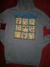 SPONGEBOB SQUAREPANTS GREY HOODIE