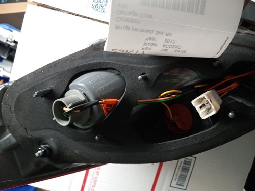 '15-'17 HYUNDAI ACCENT Right Passenger Outer Taillight OEM Grade A - Picture 5 of 6