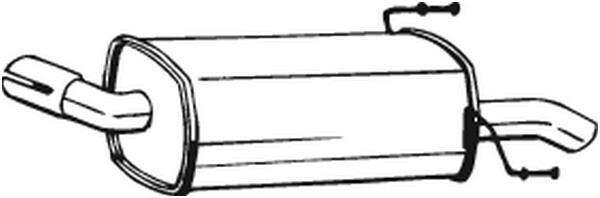 Bosal 185-099 EndschalldÄMpfer FÜR Opel Vauxhall-image