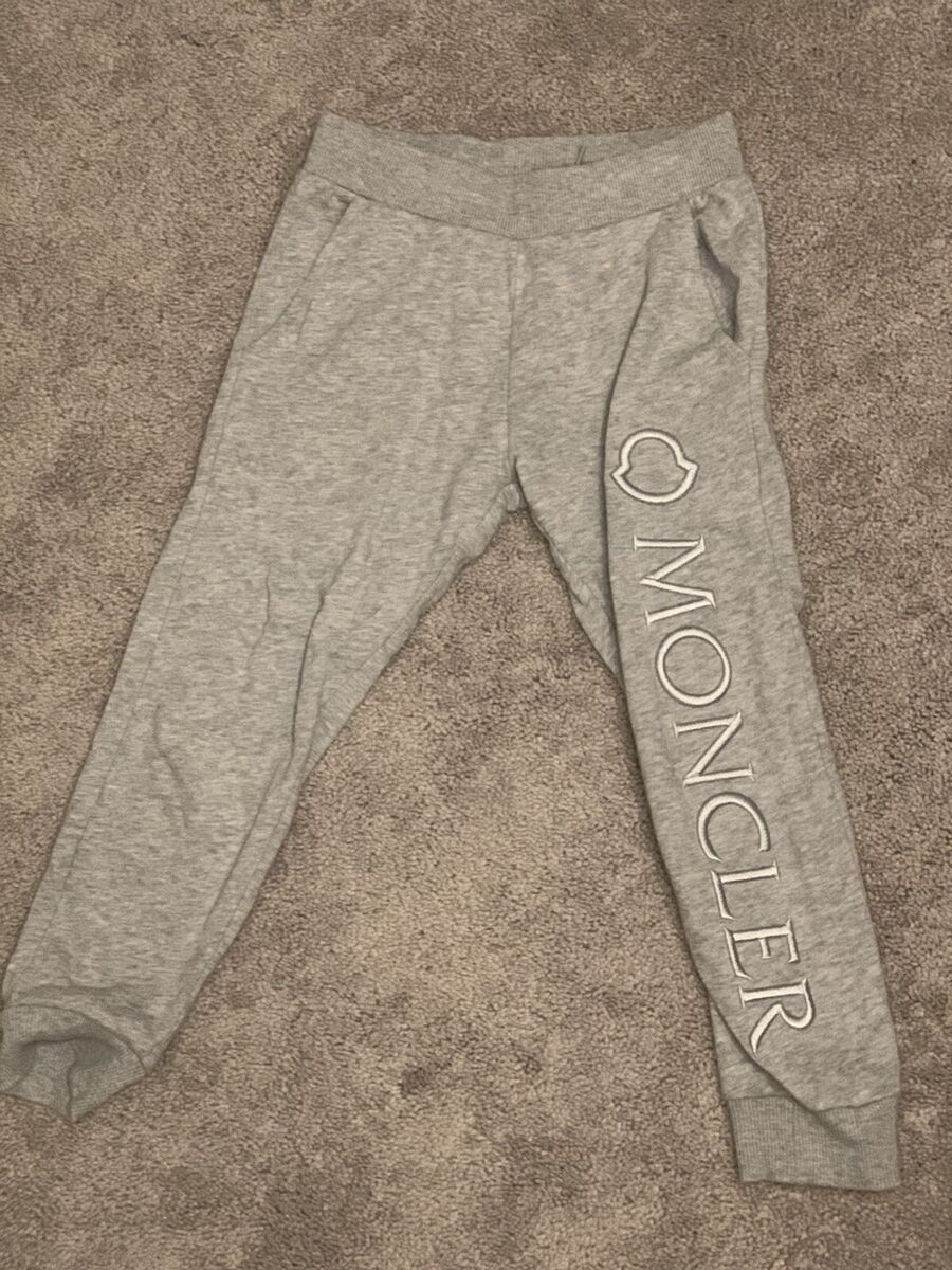 Moncler Gray Embroidered Tracksuit size 6Y | eBay Moncler Gray Embroidered Tracksuit size 6Y | eBay