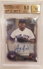 2016 Bowman Chrome Prospects Anthony Alford Autograph RC BGS 9.5 w/10 Auto