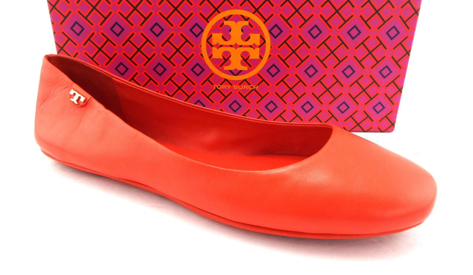 tory burch red minnie flats