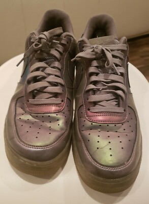 Nike Air Force 1 07 LV8 Iridescent Stealth Anthracite 718152  display picture 2