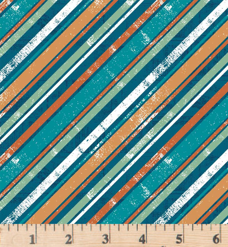 Pickleball Champ Diagonal Stripe Multi Fabric PCHA 052670 MU By the Half Yard