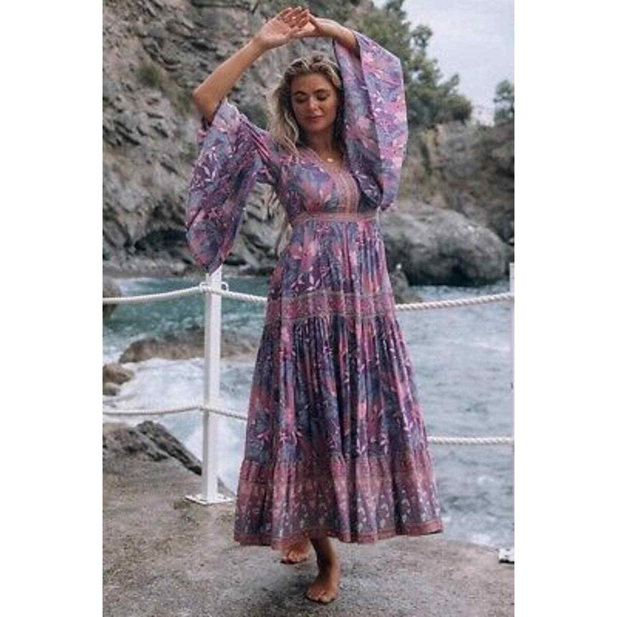 Spell The Gypsy Collective Free People Bianca Boho Maxi Dress XS