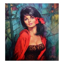 MELAINIE LOU SHABNER TRETCHIKOFF KITSCH ERA RETRO QUALITY GICLEE CANVAS PRINT