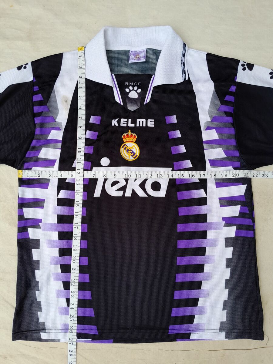 Vintage REAL MADRID CF 1997 98 3rd Football Shirt Mens Extra Vintage REAL MADRID CF 1997 98 3rd Football Shirt Mens Extra