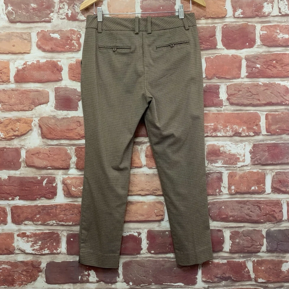 Pantalones cortos Trina Turk para mujer talla 4 marrón multicolor pata de gallo Foto 2 de 4