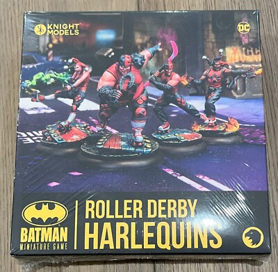 ROLLER DERBY HARLEQUINS Batman Knight Models 4 miniatures