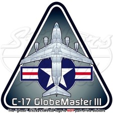 Adesivo aereo da trasporto Boeing C-17 GLOBEMASTER III US AirForce USAF AMERICA