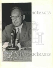 1966 Press Photo McGeorge Bundy Testifies at Senate Foreign Relations Committee