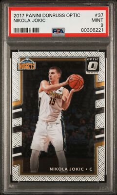Nikola Jokic 2017 Panini Donruss Optic Basketball Card #37 Nikola Jokic 2017 Panini Donruss Optic Basketball Card #37