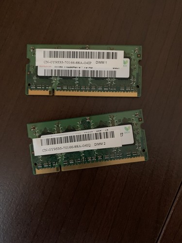 Timetec 2gb 2x 1gb RAM Memory Hynix For Dell Laptop - Afbeelding 1 van 4