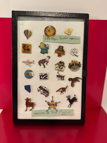 Vintage Konvolut 21 Pins gerahmt Set - Bild 12 von 13