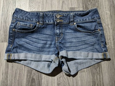 back of jean shorts