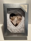 Wedding Photo Album White Satin & Lace - 4 Fold - New