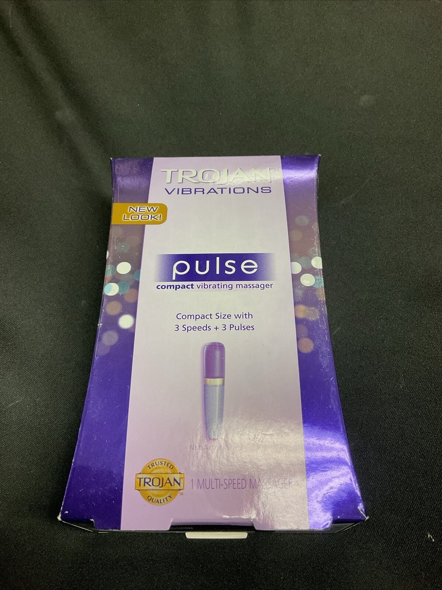 trojan pulse compact vibrating massager Trojan Pulse Compact Vibrator, 1 ct main image 1