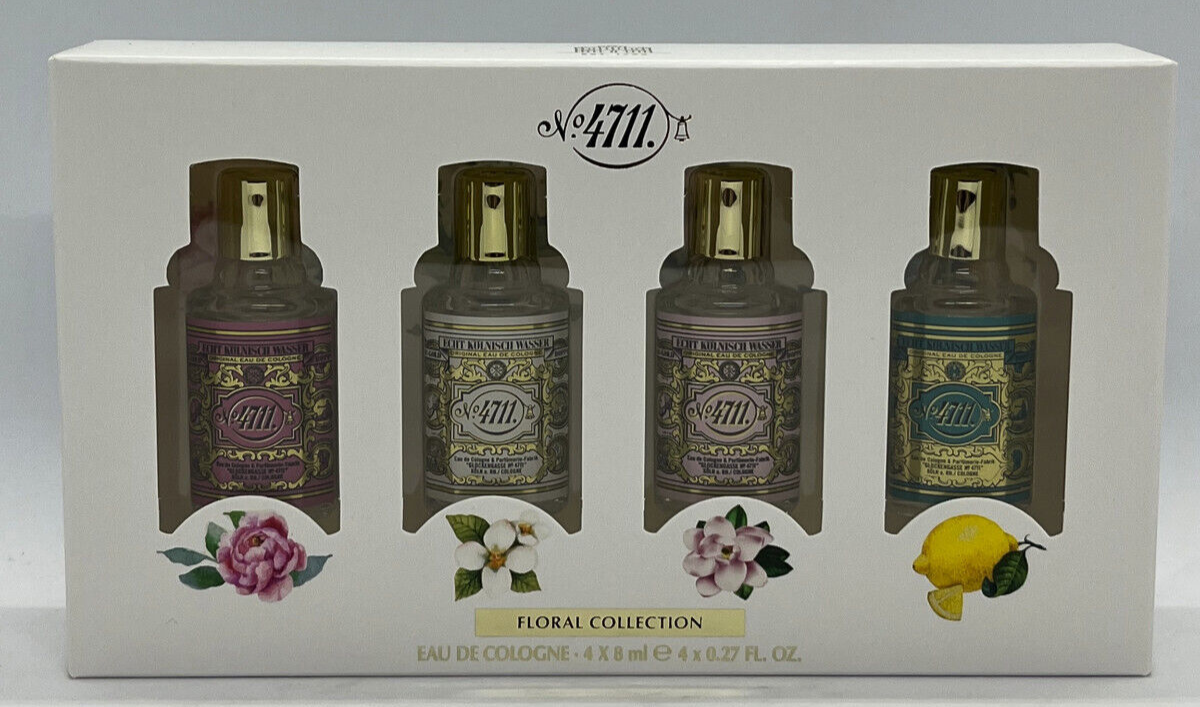 4711 Floral Collection tlg Mini Set 32 ml Magnolia Jasmin Rose Kölnisch Wa