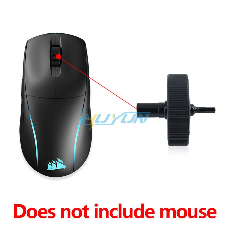 Ratón inalámbrico para juegos Corsair M75 RGB/AIR, polea de ratón/rueda de desplazamiento/rodillo Foto 4 de 4