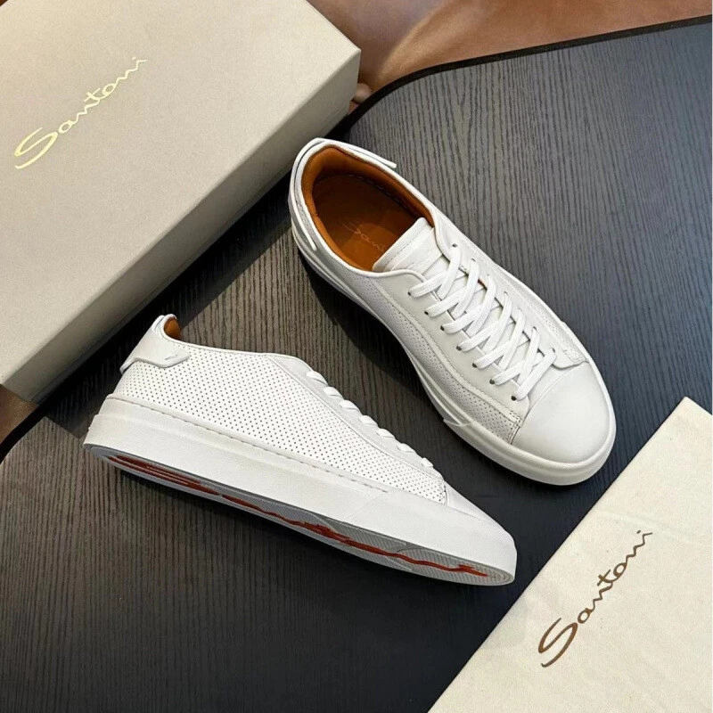 Santoni Men's casual board shoes flat - Image 3 of 4