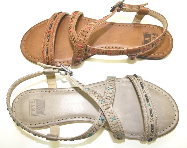 frye criss cross sandals