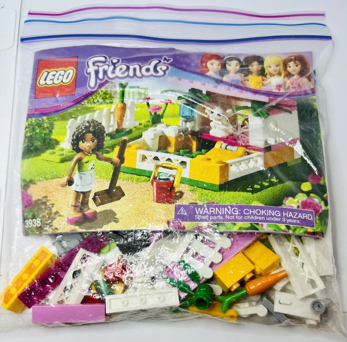 LEGO FRIENDS Andrea s Bunny House 3938 complete with instructions