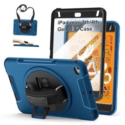 Case for iPad Mini 5/4: Shockproof TPU Cover for iPad mini5/4 Case 7.9'' Blue