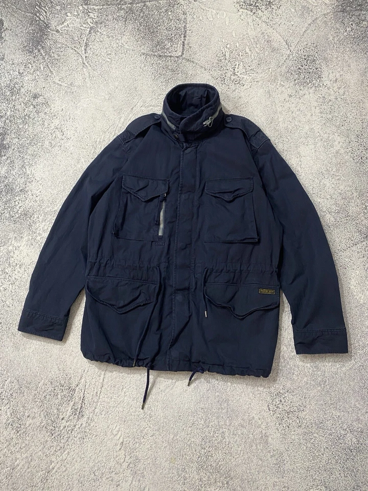 Винтажная мужская куртка на молнии Polo Ralph Lauren Multipocket Talon L - Изображение 2 из 4