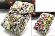 Lucky Sunglass Wild Bad Cat Heavy Limited Zippo Oil Lighter 2024 MIB Rare