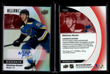 2023-24 Upper Deck Allure Red Rainbow Rookie AUTO #124 Matthew Kessel